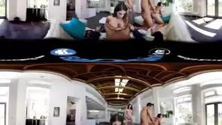 عاهرة كبيرة الصدر تُنكح في الواقع الافتراضي – أثداء ترتج بقوة