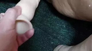 نجمة البورن تقذف مثل نافورة من اختراق اللعبة المكثف